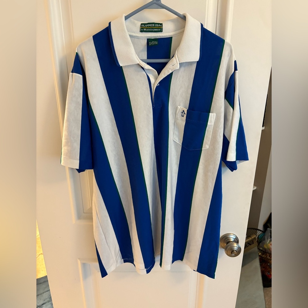 Vintage Slammer USA short sleeve polo shirt